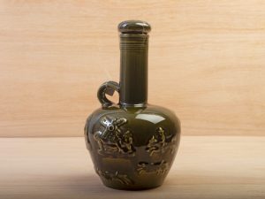 Arthur Wood Lambeth Ware wine decanter