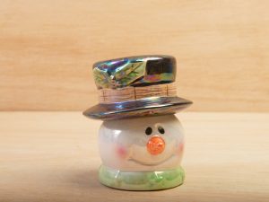 Snowman salt and pepper pots