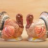 Turkey salt and pepper pots