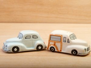 VW car and van salt and pepper pots