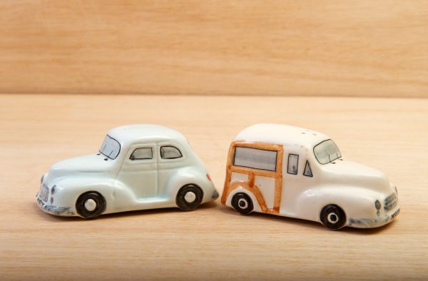 VW car and van salt and pepper pots